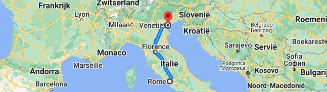 Autoroute-Rome-Venice