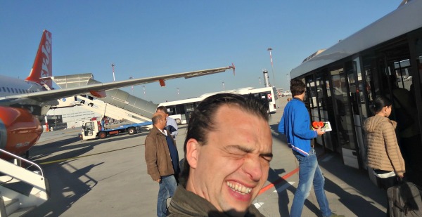 landing Marco Polo Airport Venice