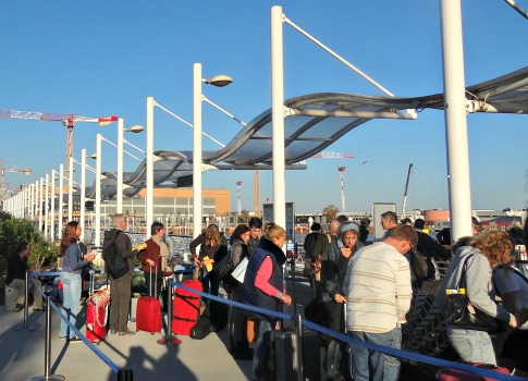 Departure Alilaguna from airport to Lido