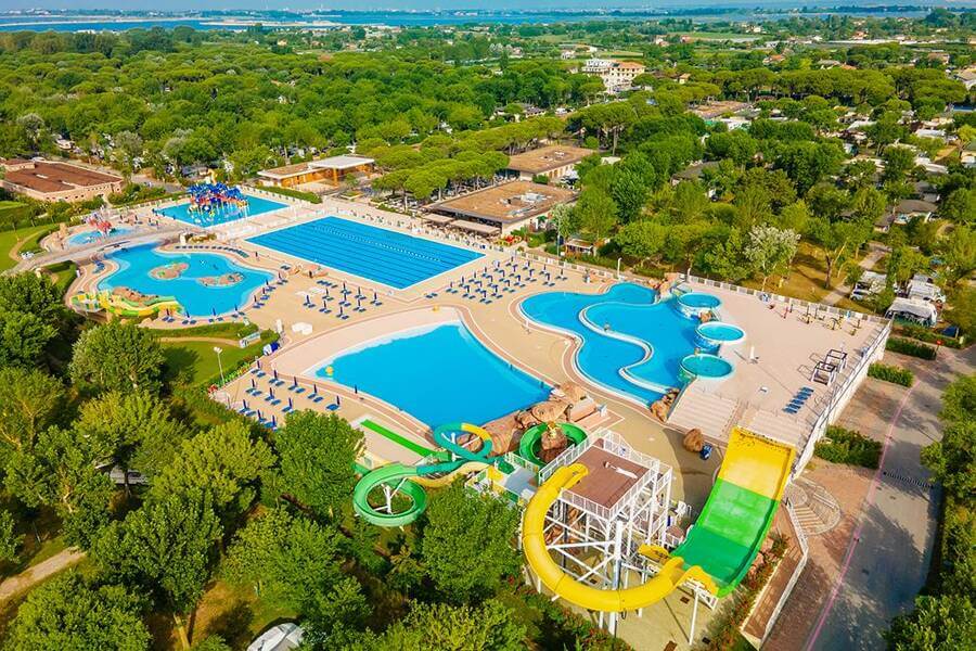 Camping Marina di Venezia from Above! Very nice Camping in Venice. I have been here two times. Marina di Venezia