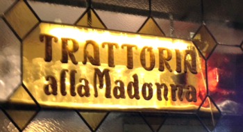 Venice restaurants Trattoria alla Madonna