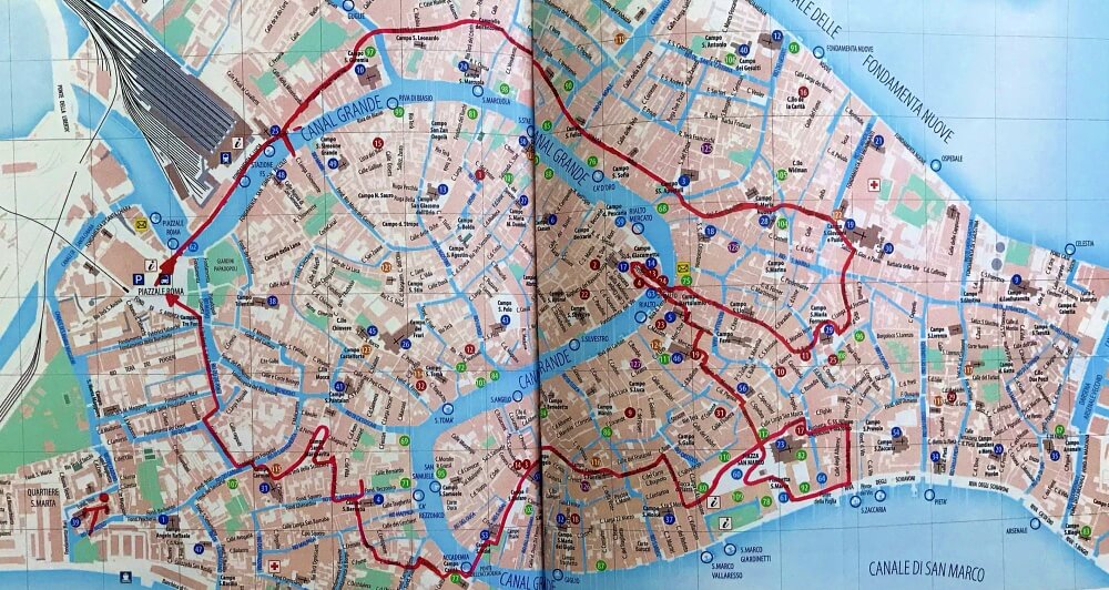 Route to buy Venetian Mask